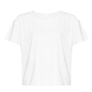 Awdis Womens/Ladies Open Back T-Shirt / White